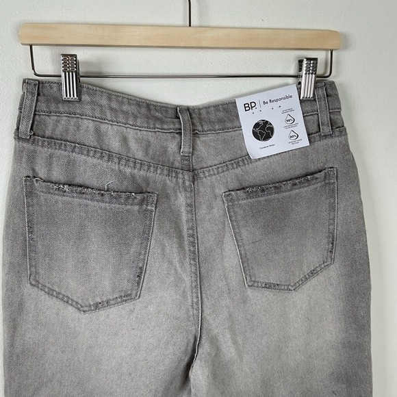 Be Responsible BP Womens Black Ripped High Waist Jeans Black Wash Size 28 NWT - Picture 6 of 13